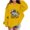 Yellow, variant on Grblisyd Girls Halloween Long Sleeve Hoodies Cute Graphic Long Sleeve Pullover Sweatshirts Casual Loose Fall Winte Top with Kangaroo Pocket