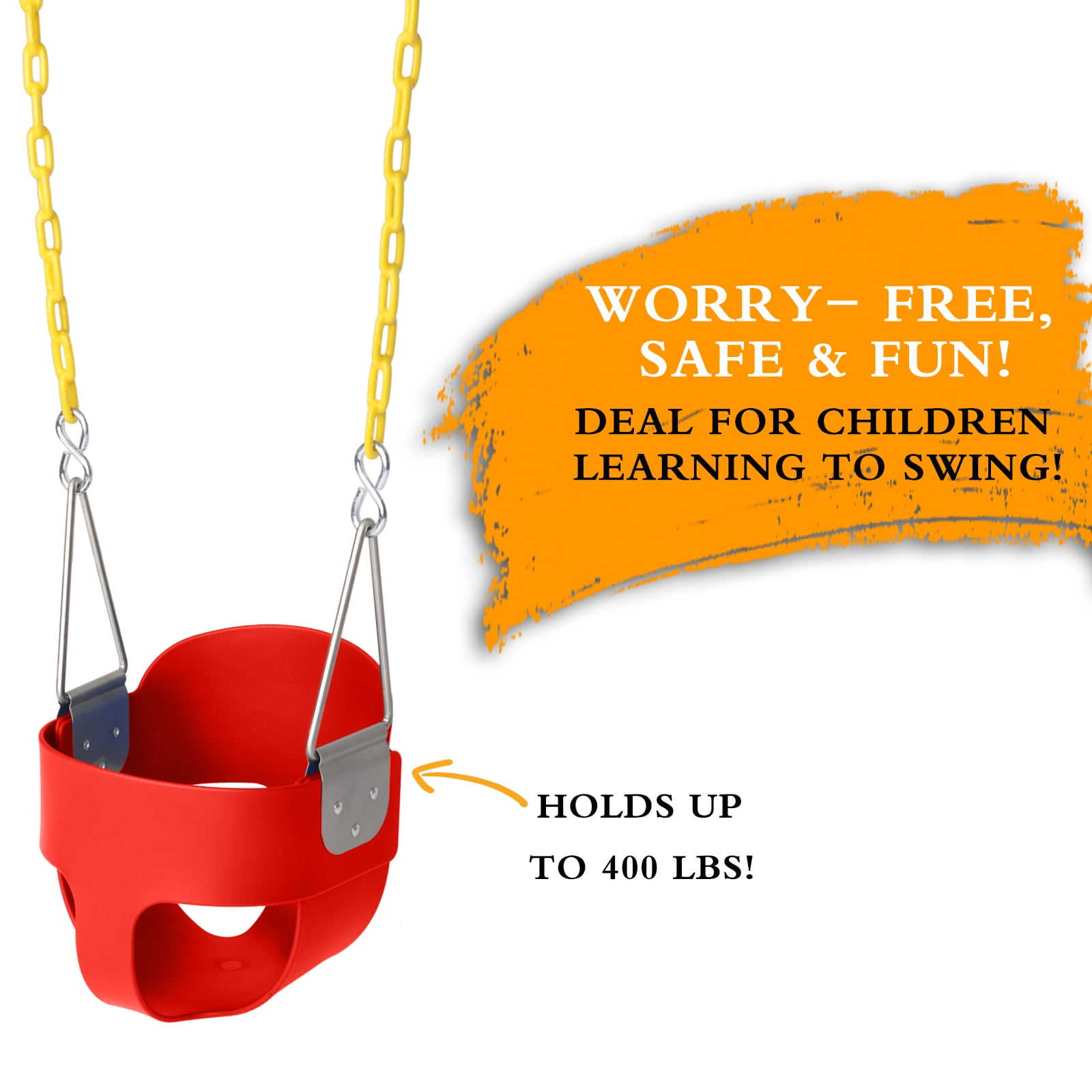 Ktaxon, High Bucket Swing for Toddler, 12.59