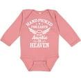 thumbnail image 3 of Inktastic Handpicked for Earth By My Auntie in Heaven with Angel Wings Boys or Girls Long Sleeve Baby Bodysuit, 3 of 5