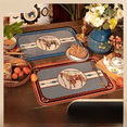 thumbnail image 4 of Alfombrilla retro para comida de mil pájaros, impermeable, a prueba de aceite, aislante térmico, antideslizante, resistente al calor, para mesa de casa, 4 of 6