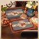 thumbnail image 4 of Alfombrilla retro para comida de mil pájaros, impermeable, a prueba de aceite, aislante térmico, antideslizante, resistente al calor, para mesa de casa, 4 of 6