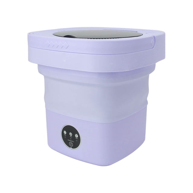 Mini lavadora, lavadora de 6,5 l, lavadora plegable de viaje, lavadora plegable, funcionalidad inteligente Jadeshay A