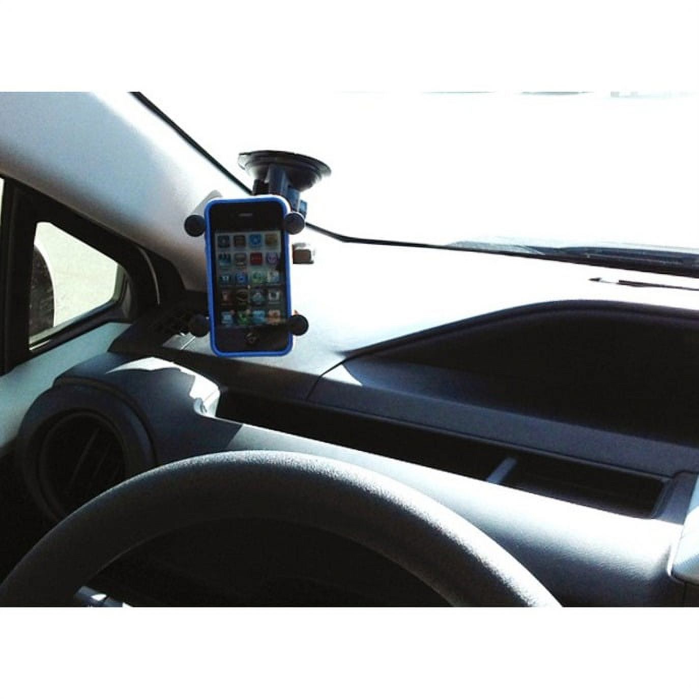 Ram Twist Lock Suction Cup Mount with Universal X-Grip Cell Phone holder - image 5 of 9