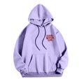 thumbnail image 6 of sususu Men Pullover Hoodie Jacket Graphic Printed Hoodie For Everyday Wear Casual Sweatshirt For Comfort And Style For Sports And Leisure Activities,Light Purple,XXL, 6 of 6