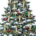 thumbnail image 3 of Árbol de mesa The Heart of Christmas Thomas Kinkade con luz, 3 of 5