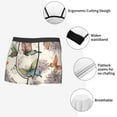 thumbnail image 6 of Fotbe Flying Butterflies-1 Men’s Total Support Pouch Boxer Briefs, X-Temp Cooling, Moisture-Wicking Underwear, Regular, Long-leg and Trunk-X-Large, 6 of 9