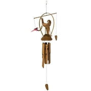 Woodstock Windchimes Animal Chimes Gloria Gooney, Wind Chimes For Outside, Wind Chimes For Garden, Patio, and Outdoor Dcor, 37"L