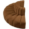 thumbnail image 5 of Meridian Furniture Arc Saddle Velvet Modular Sectional, 5 of 9