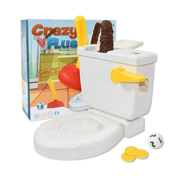 Jouet de Toilette Amusant pour 2 4 Joueurs Durable pour Amusement en Famille et Farces