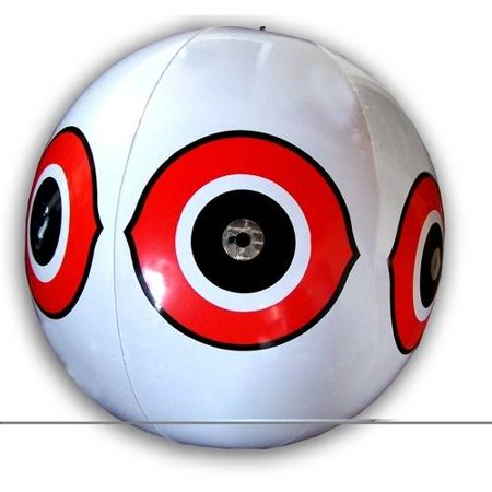 Scare Eye Bird Ballloon White Predator Decoy Scare Birds Gardens