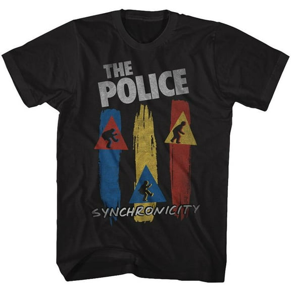 The Police Synchro Black Adult T-Shirt 5Xl