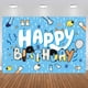 thumbnail image 5 of Fondo de fiesta de cumpleaños azul de 1,5 x 0,9 m - Vinilo decorativo para eventos y fotografía, 5 of 5