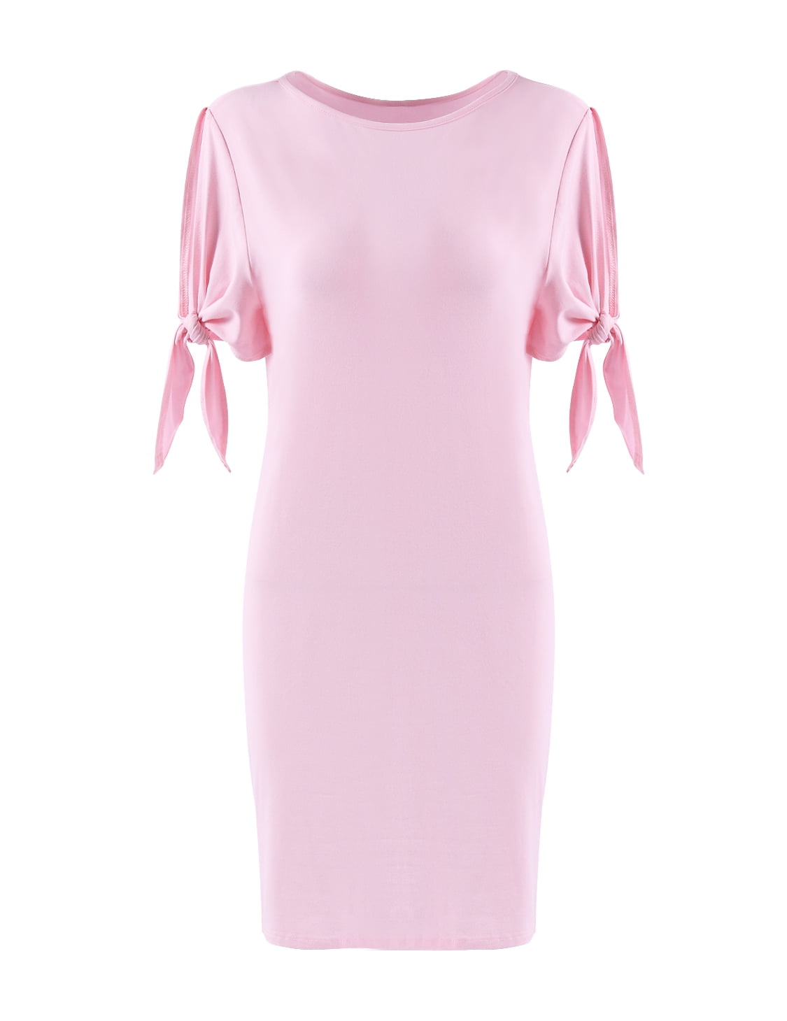 plain pink t shirt dress