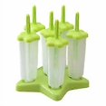 thumbnail image 1 of Popsicle Mold, 12Pcs Reusable DIY Popsicle Molds, 6 Popsicle Molds, 3 Silicone Popsicles, Silicone Brush and Funnel, Ideal for Kids and Adults - BPA a, 1 of 4