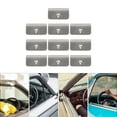 thumbnail image 3 of MasteelfCA 10 Pcs Wind Rain Deflector Channel Fitting Clip Replacement Metal Retaining Clip, 3 of 8