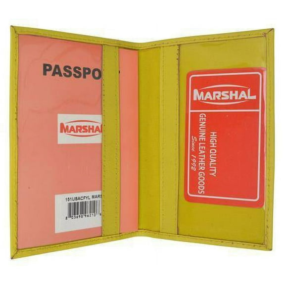 Travel genuine leather Passport Holder Travel Accessory USA imprinted
