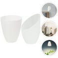 thumbnail image 2 of Shisuyan Prevent Insects Plastic Lampshade White 2Pcs for Home Use, 2 of 8