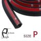 thumbnail image 5 of 2 Meters EPDM Rubber Seal Strip for Noise Insulation on Car Window Door Engine Trunk Edge, 5 of 5
