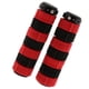 thumbnail image 2 of 1 par de puños de silicona para manillar de bicicleta, aptos para 22. Rojo + negro, 2 of 9