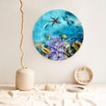 thumbnail image 5 of Disketp Corals and Tropical Fish Ceramic Plate Dinner Plates Bone China Decorative Plates Art Ceramic Ornaments for Wall Hanging Decoration -8in, 5 of 6