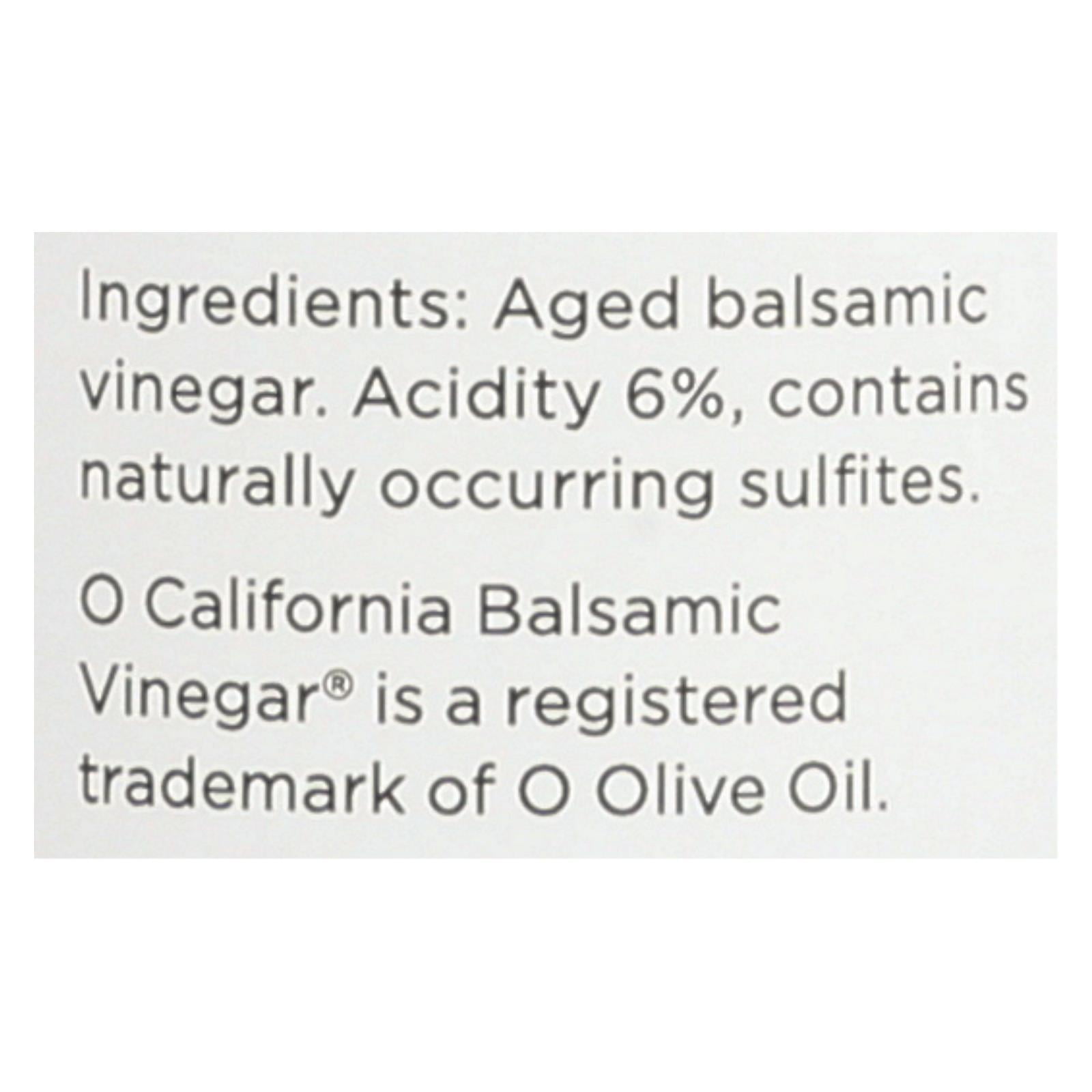 O® Oak Aged Balsamic VineGarlic - Case of 6 - 10.1 FZ