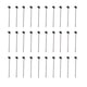 thumbnail image 2 of Ganchos Para Paneles, Clavijas De Listones Engrosadas, 30 Piezas, Negras Para El Hogar, 2 of 7