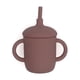 thumbnail image 2 of Tazas Vasos de silicona 2 en 1 para bebés con pajita y tapa para taza de refrigerio Vasos de silicona para bebés pequeños Taza de entrenamiento con asas Vaso con pajita a prueba de derrames Sin BPA Ap Meterk  Tazas, 2 of 7