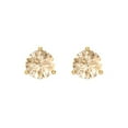 thumbnail image 3 of 1.5 ct Screw-Back Stud Earrings for Women | 6mm Round Cut Natural Morganite | 18K Yellow Gold, 3 of 5