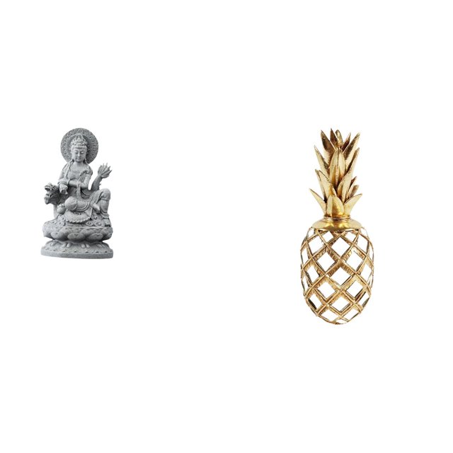 Figura de Guan Yin Feng Shui, Buda femenino, escultura de resina, color dorado, adorno decorativo para , centros de mesa, armarios de oficina y c