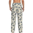 thumbnail image 2 of Bixox Men's Snake Patterned Pajama Pants with Pockets Lounge Clothes for Home, 2 of 5