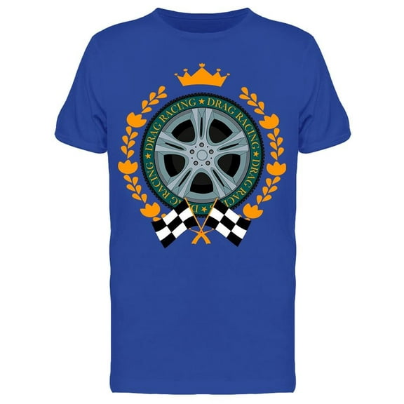 Tyres And Laurel Wreath T-Shirt Men -Image by Shutterstock, Male Large