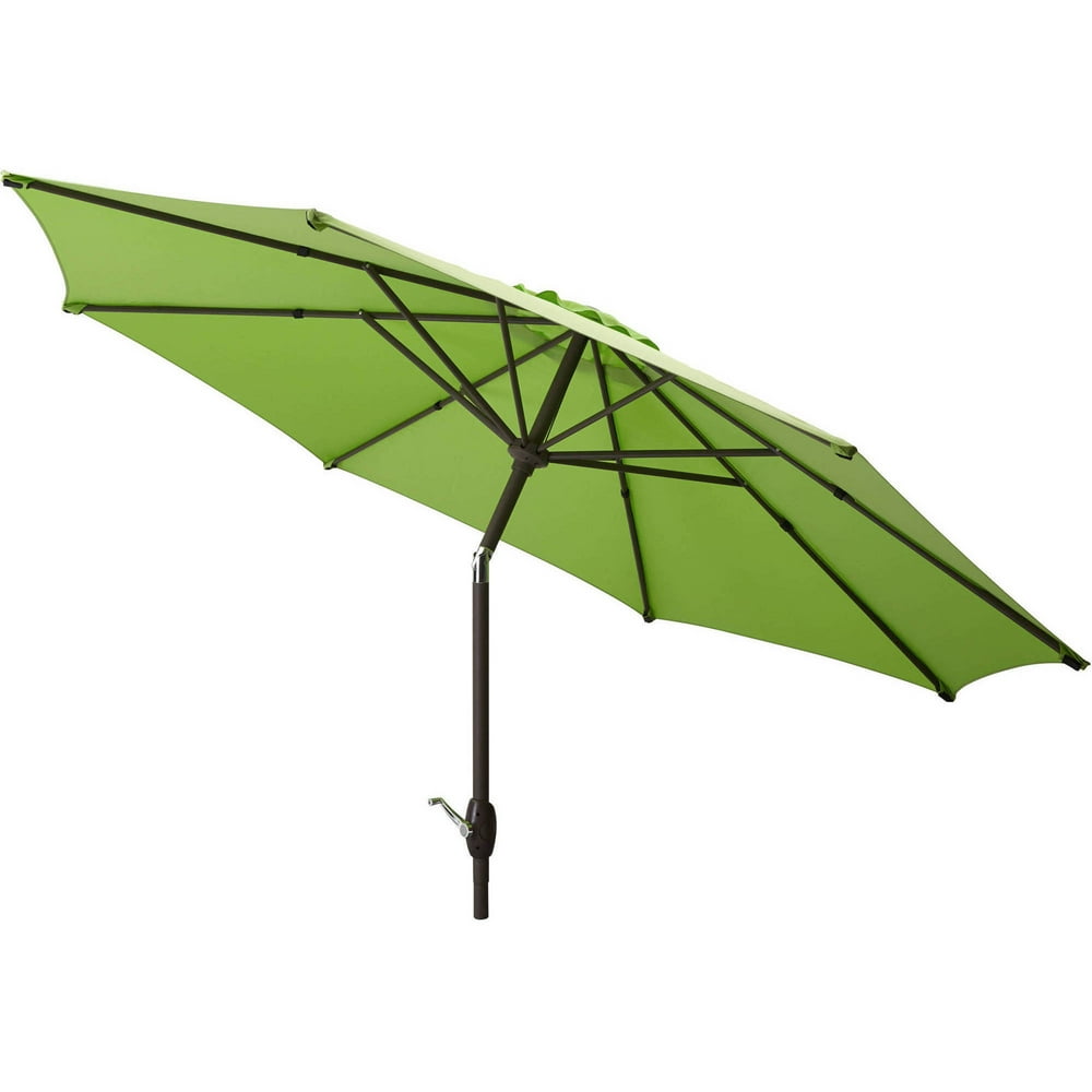 Mainstays 9' Outdoor Tilt Market Patio Umbrella Green