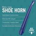 thumbnail image 2 of Red Moose 16” Extra Long Shoe Horn Solid Metal Shoe Helper Shoe Accessories, Cobalt, 2 of 5