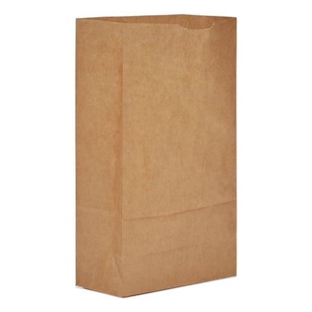 Grocery Paper Bags 50 lbs Capacity #6 6"w x 3.63"d x 11.06"h Kraft 500 Bags 30906