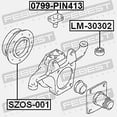 thumbnail image 4 of King Pin Assy Febest 0799-PIN413 Oem 45610-63002, 4 of 4