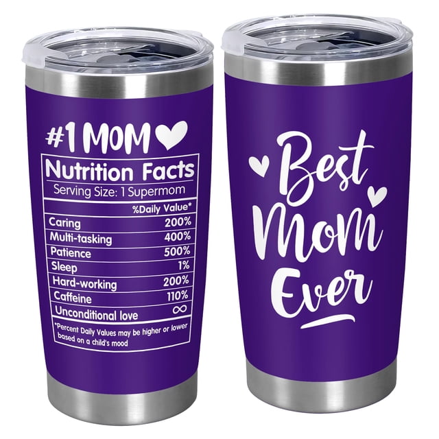 Vaso aislante para mamá TEEZWONDER de acero inoxidable, 20 oz
