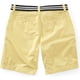 thumbnail image 2 of Aeropostale Shorts chinos casuales con cinturón de longitud clásica para hombre, amarillo, 32 Aeropostale chino, 2 of 2