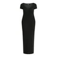 thumbnail image 4 of No Boundaries Maxi Dress with Cap Sleeves, Women's XXS-XXL, 4 of 4