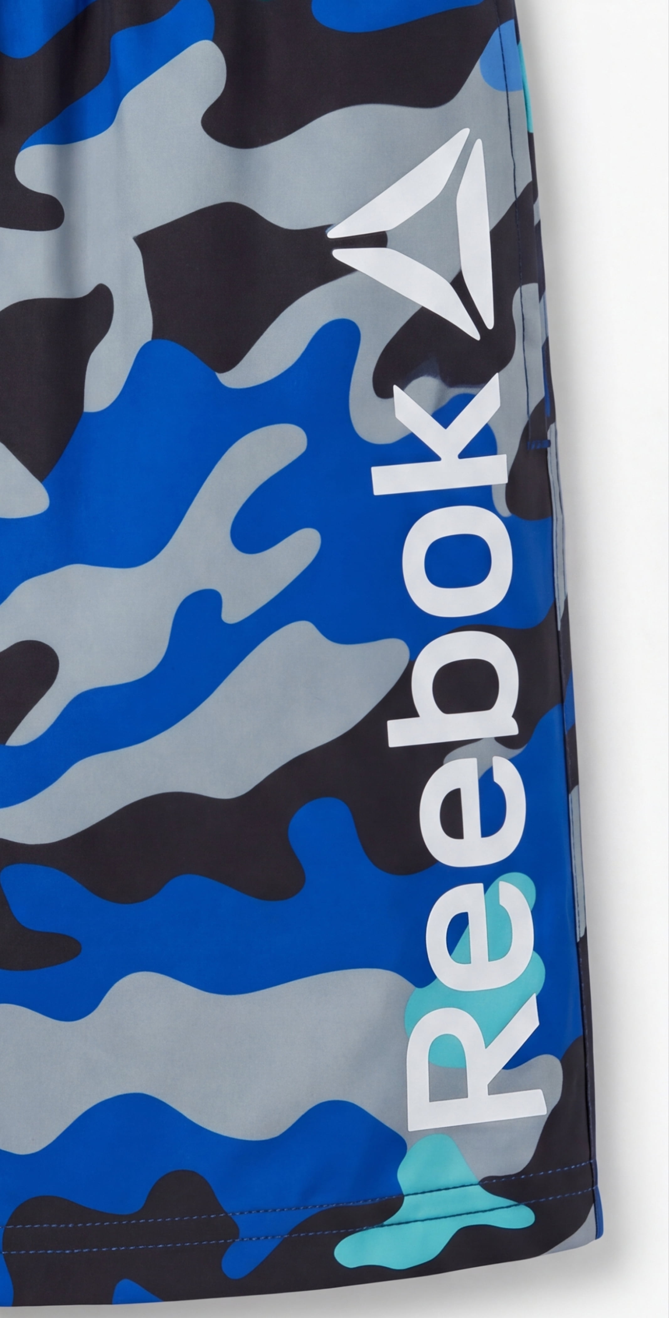 Reebok Boys Volley Swim Trunks with Elastic Drawstring Waistband and UPF 50+ Protection, Sizes 4-18