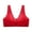 Red, variant on XMMSWDLA Wireless Bras for Women Front Close Comfort Bra Lace Brassiere Full Coverage Women Sports Bra Bras for Women Full Coverage