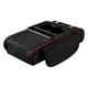 thumbnail image 5 of Almohadilla genérica para consola central de coche, cojín para reposabrazos de coche para SUV. Negro Rojo, 5 of 9
