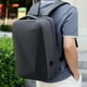 thumbnail image 2 of Mochila rígida antirrobo, mochila fina para ordenador portátil de negocios para hombres, bolsa para ordenador portátil resistente al agua con puerto USB, 2 of 7