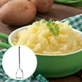 thumbnail image 2 of 304 Stainless Steel Potato Ricer,Heavy Duty Masher for Mashed Potatoes,Large Head with Comfortable Grip,Easy to Clean,Dishwasher Safe,Ideal for Potatoes,Carrots and More, 2 of 4