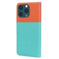 thumbnail image 5 of Allytech Wallet Case for iPhone 13 Pro Max with Cute Cartoon Pattern, 3 Card Slots + 1 Cash Slot + Wrist Strap, Premium PU Leather Stand Magnetic Clasp Shockproof Protective Case, Skyblue, 5 of 8