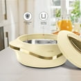 thumbnail image 3 of MILTON Insulated Casserole Dish 3-Pc Set – 2.1/1.5/1 qt, Beige Gold, 3 of 7