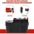 thumbnail image 4 of 2PACK HPB14 Battery Replacement for Black and Decker 14.4V Battery FSB14 FS140BX A1714 499936-34 BD1444L A14, 4 of 11