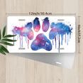 thumbnail image 2 of 1 Pcs 2D Flat License Plate Covers & Frames, Cosmic Paw Print For Decorative Front, Waterproof For Decoration Aluminum License Plate Covers & Frames Cover For Men Women, 12" X 6", 2 of 6
