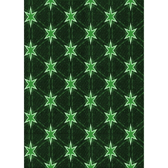 Ahgly Company Indoor Rectangle Patterned Night Black Area Rugs, 5' x 8'