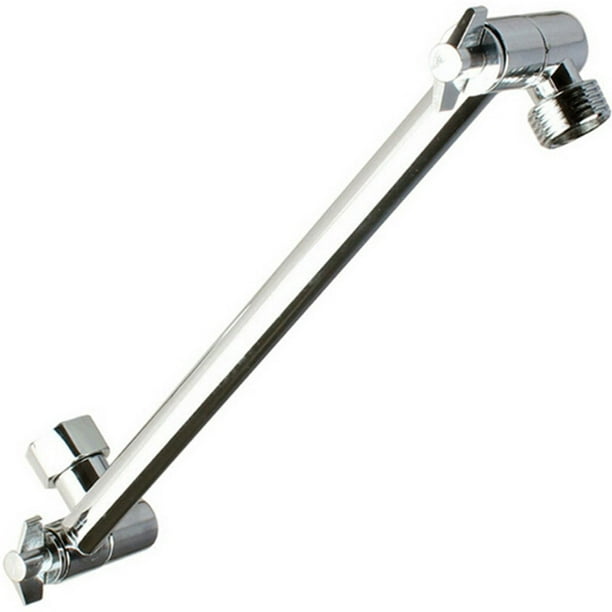 Adjustable Shower Head Extension Arm, Long Shower Arm