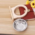thumbnail image 2 of Parrot Feeding Case Bird Feeder Box Stainless Steel Bowl for Parrot Macaw Pet (Size S), 2 of 8